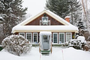 Chalet Lesage, en janvier 2018 - © Valérie Ballo