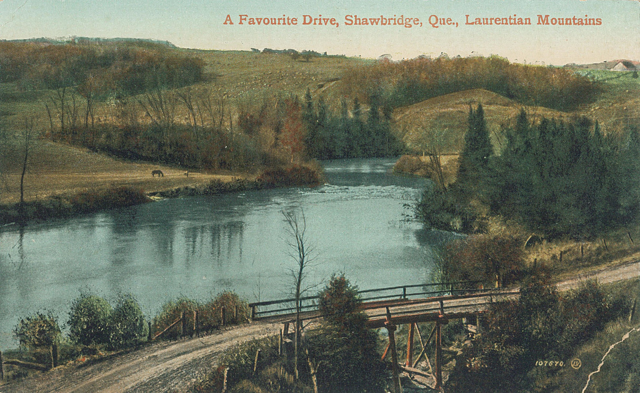 Rivière du Nord vers 1910 - Collection Sheldon Segal - © Valentine & Son