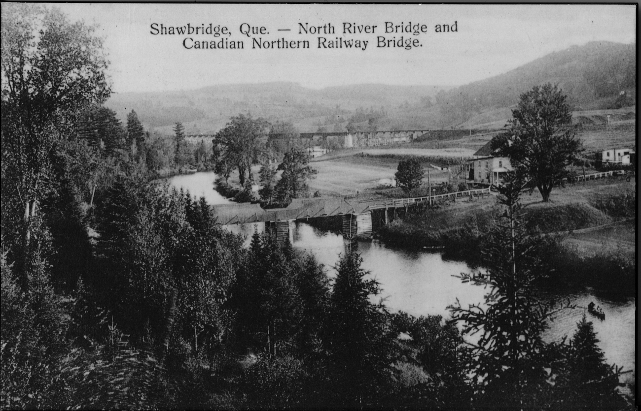 Pont Shaw en bois vers 1922