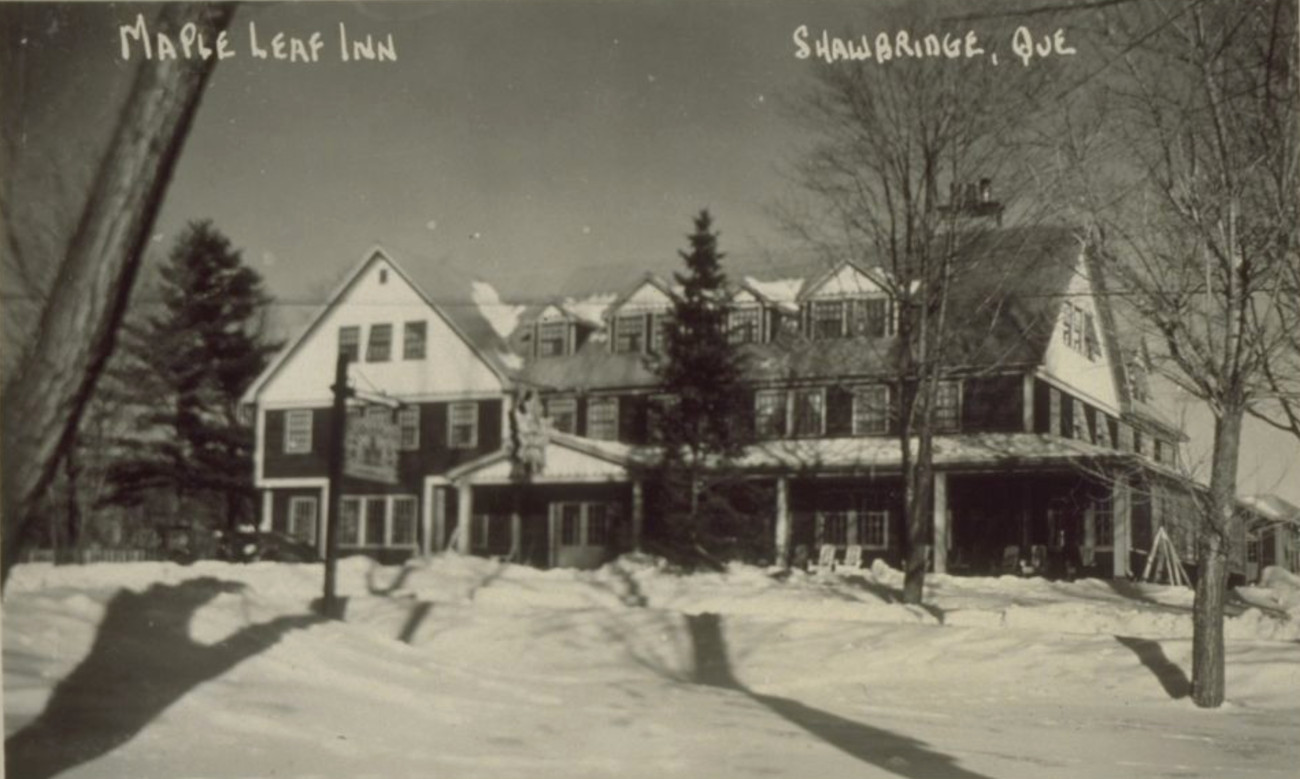 Maple Leaf Inn, vers la fin des années 1930 - Collection Guy Thibault