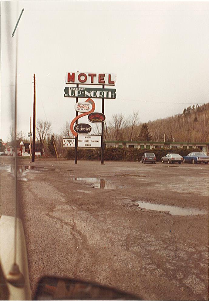 Motel UpNorth dans les années 1980 - Collection Ville de Prévost