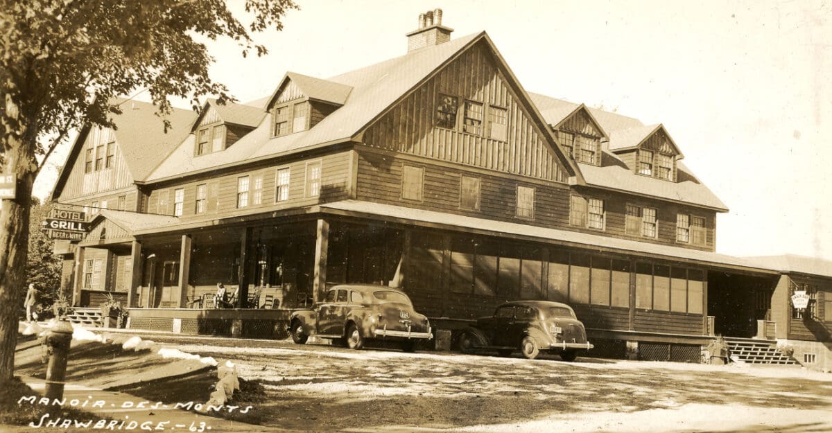 Manoir des Monts en 1943 - Collection Guy Thibault