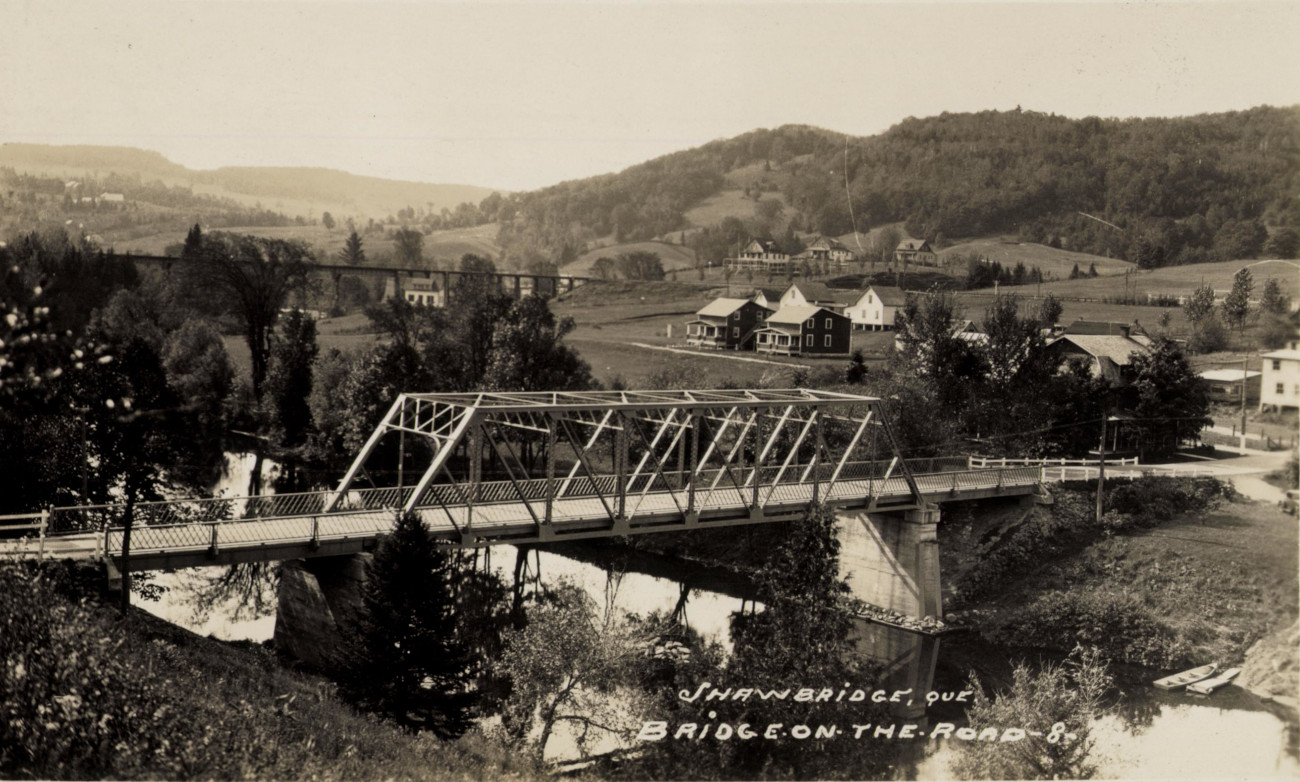 Pont Shaw en acier vers 1923 - Collection de Sheldon Segal - © Ludger Charpentier