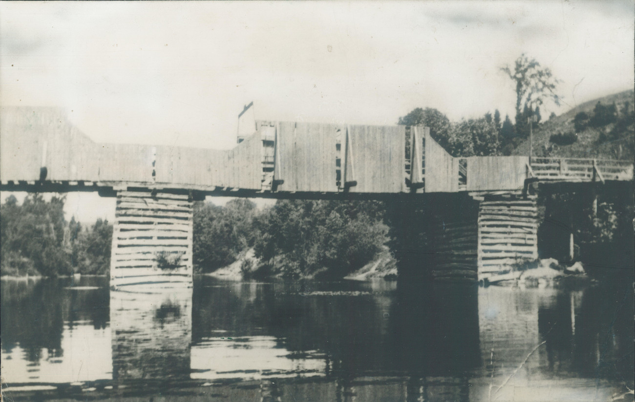 Pont Shaw en bois, avant 1923