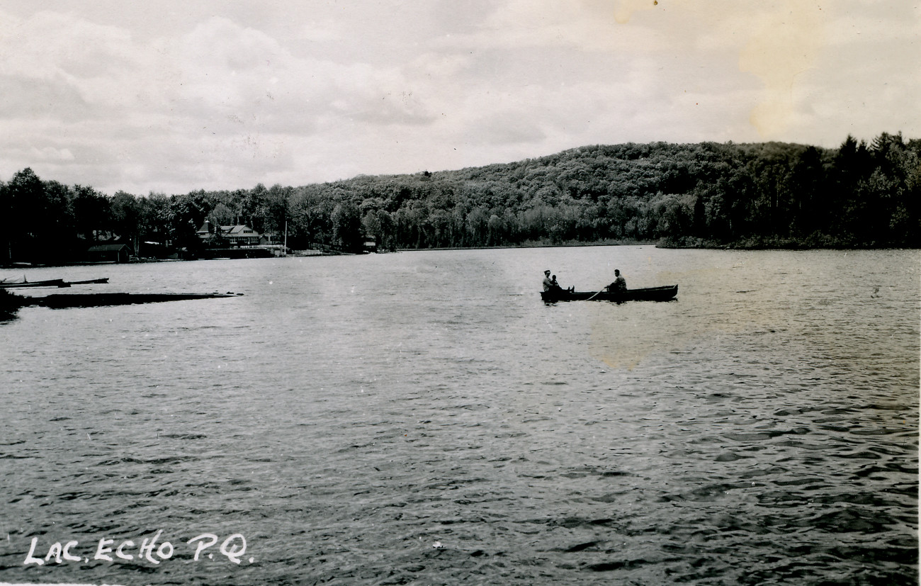 Lac Écho vers 1940 - Collection Guy Thibault