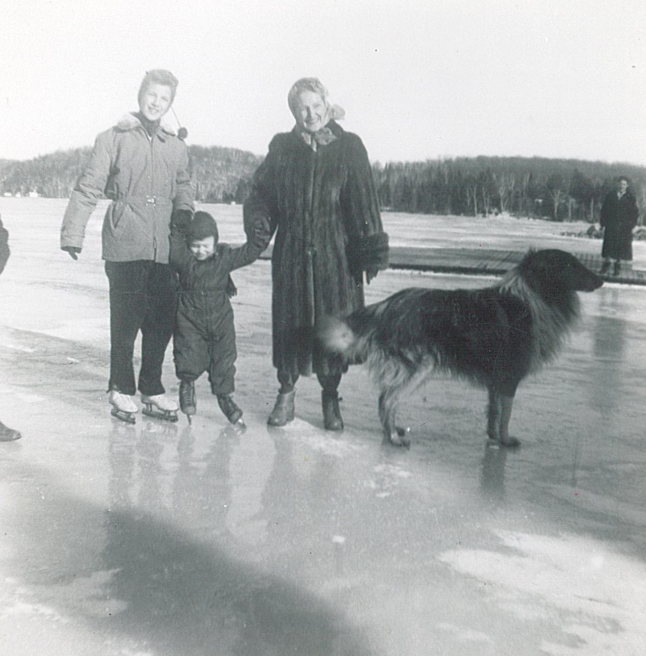 Patinage au lac Écho - Collection Jeannette Soetermans