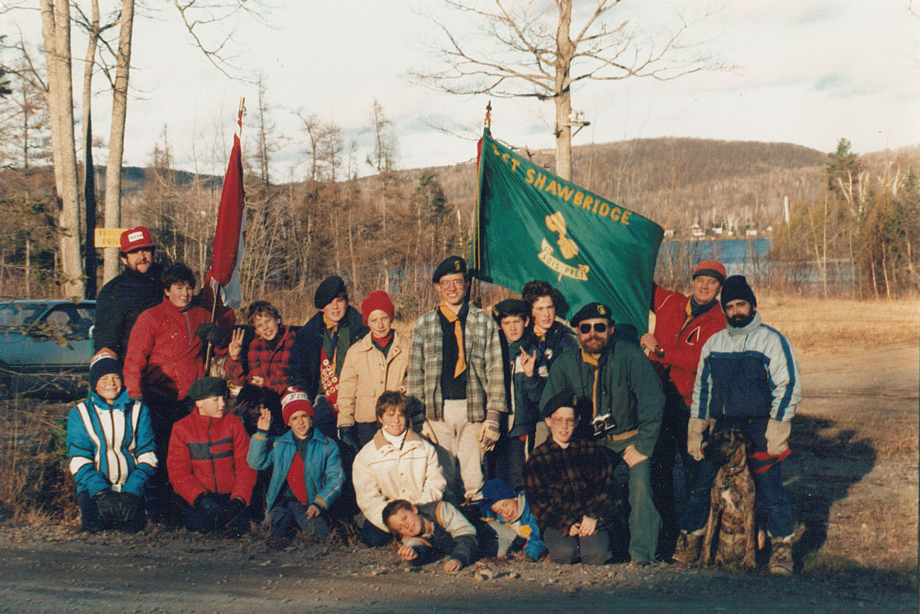 Membres des Scouts de Shawbridge - Collection Loyola Leroux