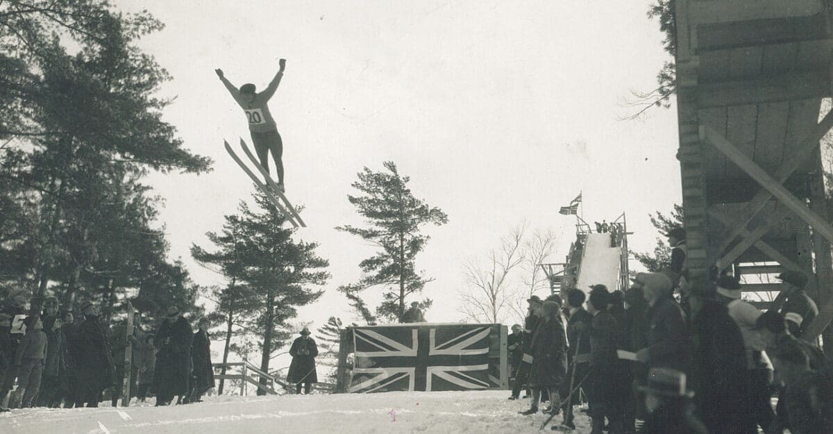 Le saut de la mort en 1920 - Collection Sheldon Segal