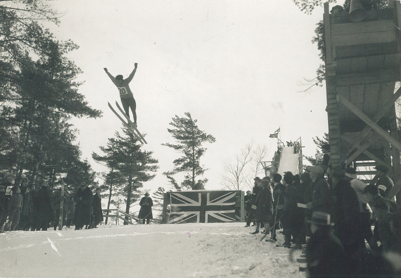 Le saut de la mort en 1920 - Collection Sheldon Segal