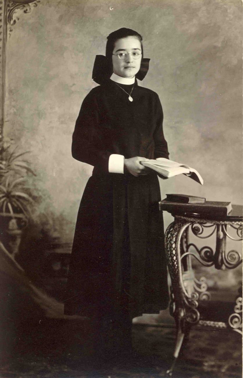 Juliette Lecours, sœur de Délicia (femme d'Isaïe) en 1929 - Collection Famille Brosseau