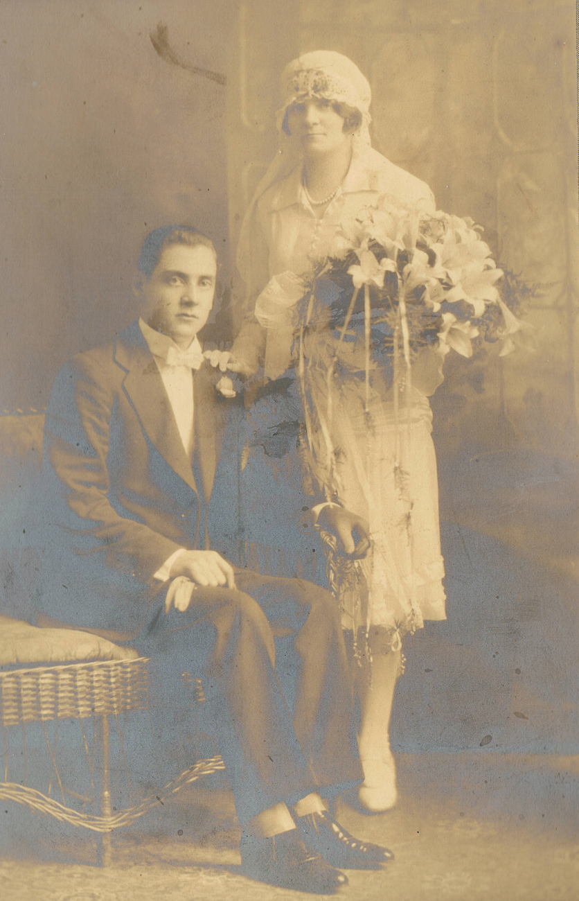 Couple en 1910 - Collection Famille Brosseau